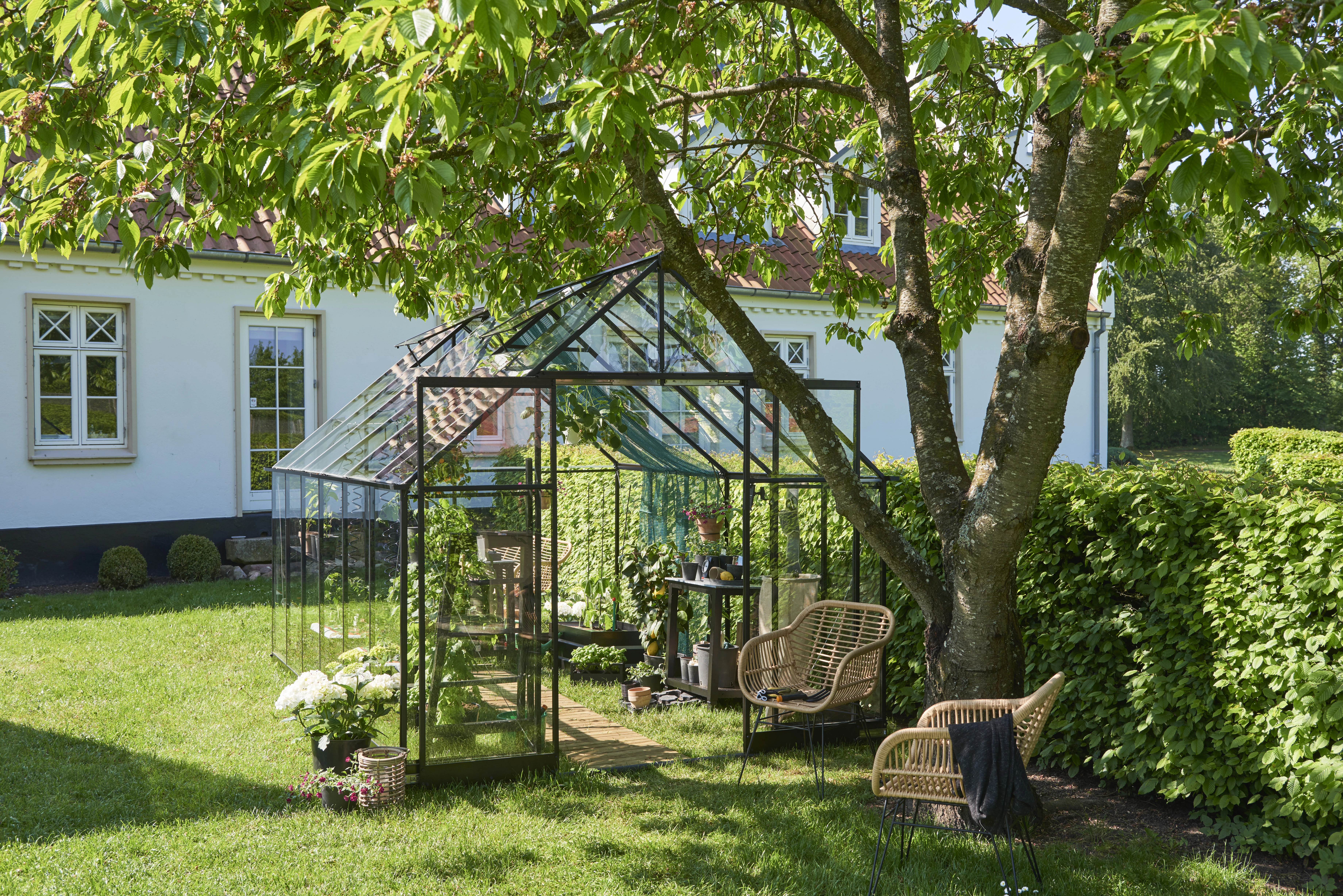 Royal Well Tuinkas Qube 812 Veiligheidsglas Zwart - Afbeelding 8